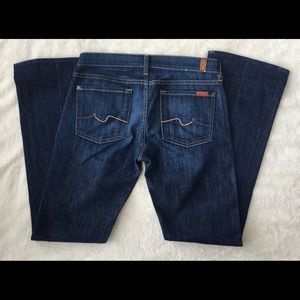 7 for all mankind Bootcut dark wash jeans